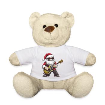 Weihnachtsmann Gitarre - Teddy - Weiß - Vorne