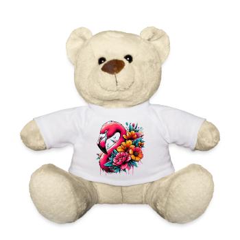 Flamant - Nounours - blanc - Devant