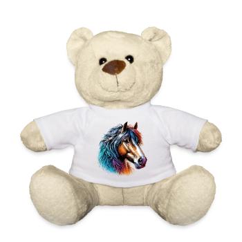 Horse - Teddy Bear - white - Front