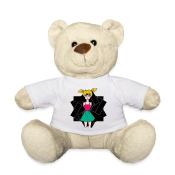 anniversary. Anniversary Decade. humor. funny - Teddy Bear - white - Front