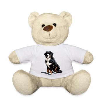 Bernese Mountain Dog - Teddy Bear - white - Front