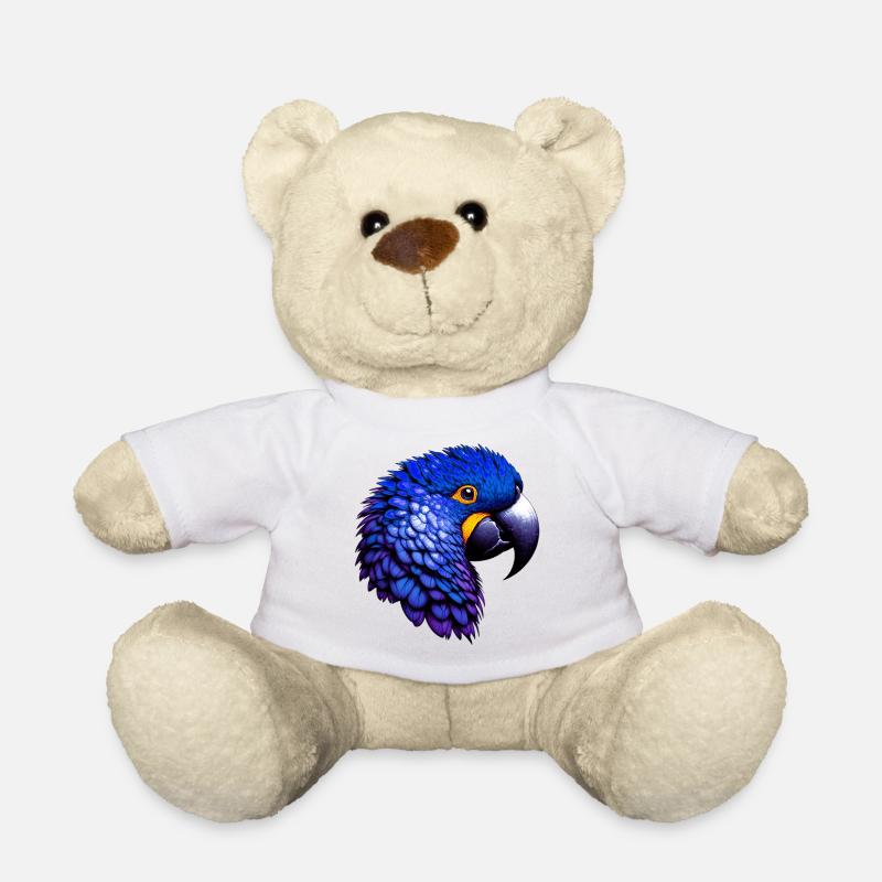 Papagei - Teddy - Weiß