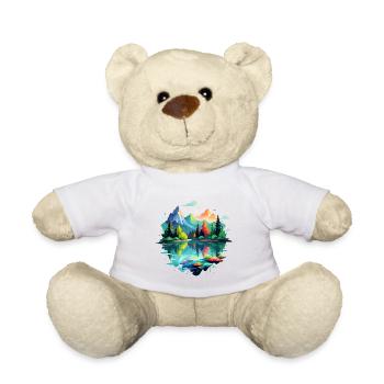 Ruhige Landschaft Ruhig Beschauliche Natur Im Freien - Teddy - Weiß - Vorne