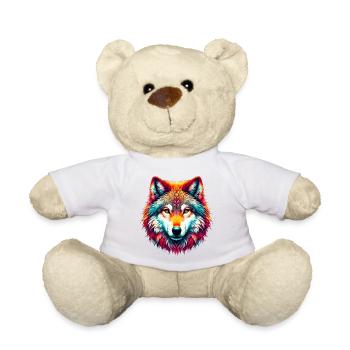 Loup - Nounours - blanc - Devant