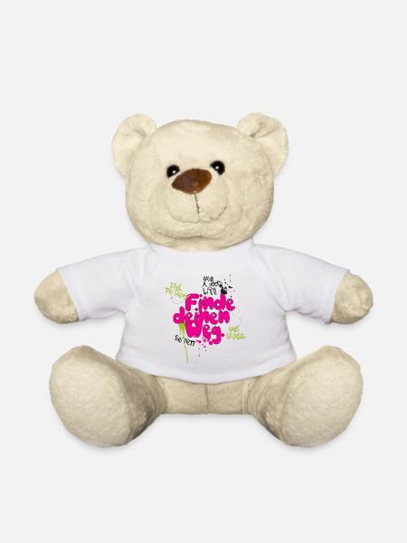 Finde deinen weg - Teddy - Weiß