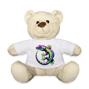 Gecko - Teddy Bear - white - Front