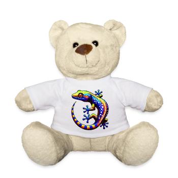 Gecko - Teddy Bear - white - Front