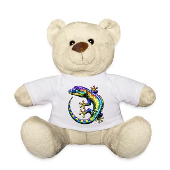Gecko - Teddy Bear - white - Front
