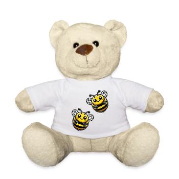 Bumblebee Bee 2 - Teddy Bear - white - Front