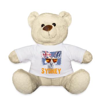 Syndney Roo - Teddy Bear - white - Front