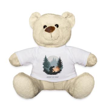 Bushcraft is My Therapy – Natur & Überleben - Teddy - Weiß - Vorne