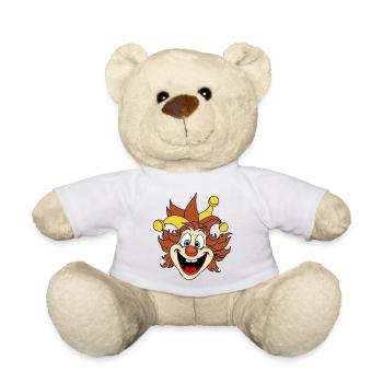 Carnaval Clown Sourire Carnaval Parade Costume - Nounours - blanc - Devant