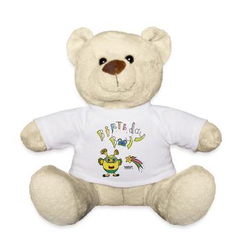 Birthday Boy Geburtstag - Teddy - Weiß - Vorne