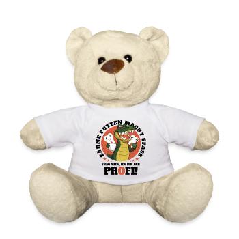 Krokodil Zahn Hygiene - Teddy - Weiß - Vorne