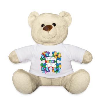 Parents autistes - Nounours - blanc - Devant