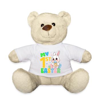 Ma première Pâques - Mein erstes Osterfest - Nounours - blanc - Devant