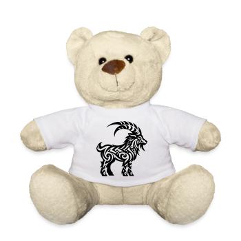 Chèvre de montagne tribale - Nounours - blanc - Devant