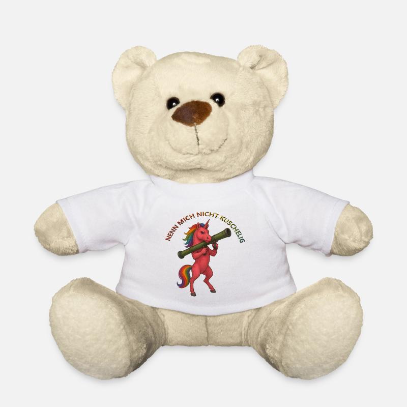 Nicht Kuschelig - Teddy - Weiß