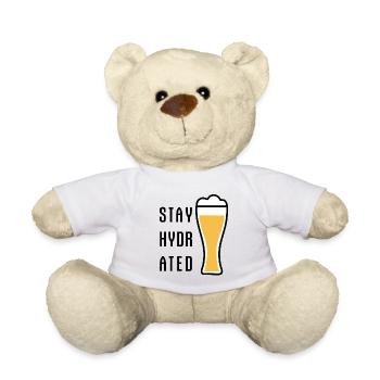 Stay Hydrated Weizenbier Weißbier Bier Party - Teddy - Weiß - Vorne