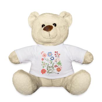 Thank You Sommerblumen - Teddy - Weiß - Vorne