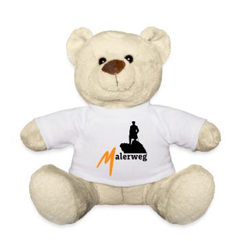 Malerweg Elbe Sandstone Mountains Saxon Switzerland - Teddy Bear - white - Front
