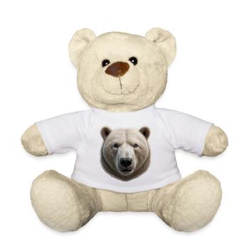 Majestätisches Eisbärengesicht Design - Teddy - Weiß - Vorne