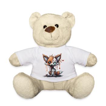 Zombie Fuchs - Teddy - Weiß - Vorne