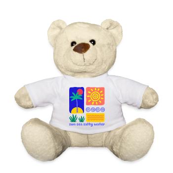 Reisen und strand - Teddy - Weiß - Vorne