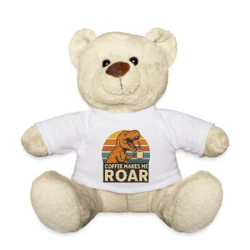 Dinosaure Café Roar Fun Design - Nounours - blanc - Devant