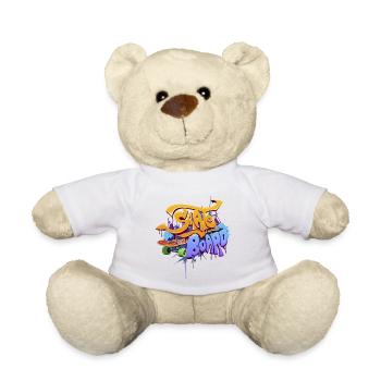 Graffiti Skate Board Design - Teddy - Weiß - Vorne