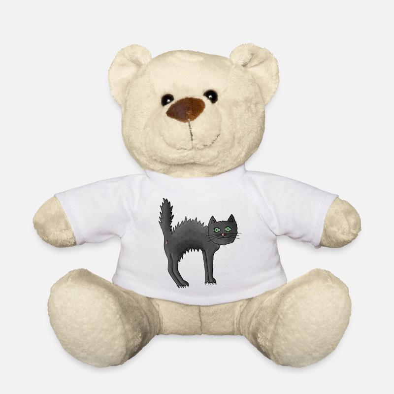 Katzen Yoga Level Buckel - Teddy - Weiß