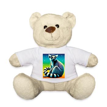 Lémurien - Nounours - blanc - Devant