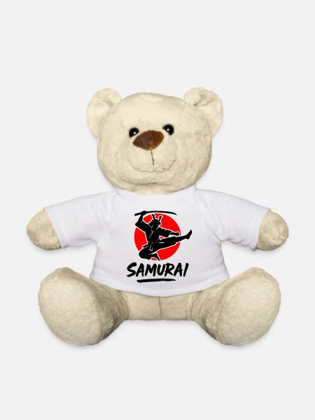 Samurai - Teddy - Weiß