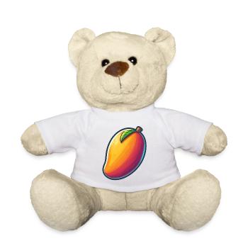 Design Mango Vibrant Abstract - Nounours - blanc - Devant