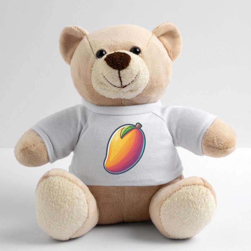 Design Mango Vibrant Abstract Teddy Bear