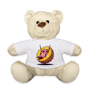 Ananas Swing Piggy - Nounours - blanc - Devant