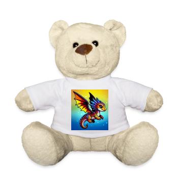 Drache - Teddy - Weiß - Vorne