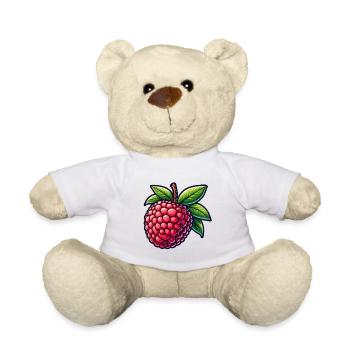 Litchi Illustrated Bright - Teddy Bear - white - Front