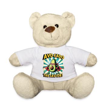 Avo-Cado the Savior - Teddy Bear - white - Front