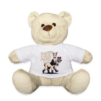 Forever Alpaca-lypse - Teddy Bear - white - Front