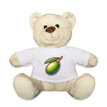 Olivenillustration detailliert - Teddy - Weiß - Vorne