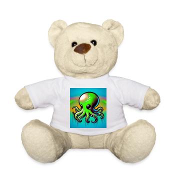 Pieuvre - Nounours - blanc - Devant