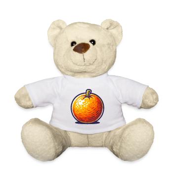Pop Art Tangerine - Teddy - Weiß - Vorne