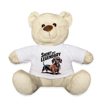 Legendary Dachshund - Teddy Bear - white - Front