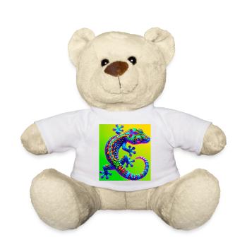 Gecko - Teddy Bear - white - Front