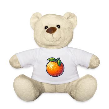 Vintage Bauernhof Zitrus Illustration - Teddy - Weiß - Vorne