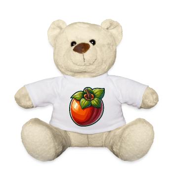 Khaki-Herbst-Pop-Kunst - Teddy - Weiß - Vorne
