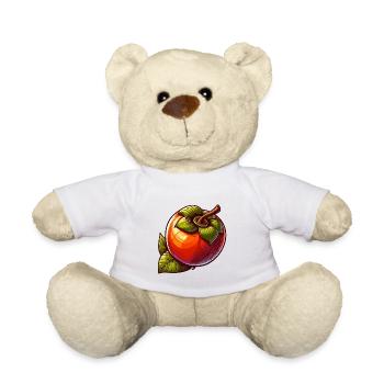 Vintage-Khaki-Frucht-Botanischer Geist - Teddy - Weiß - Vorne