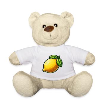 Citron Jaune Artisanal - Nounours - blanc - Devant