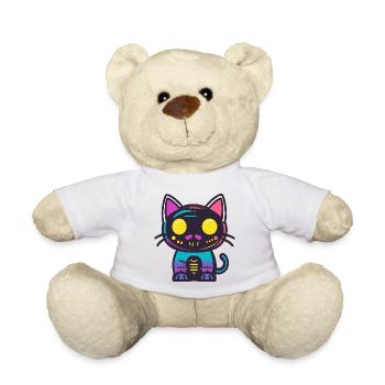 Chat Halloween Chat - Nounours - blanc - Devant